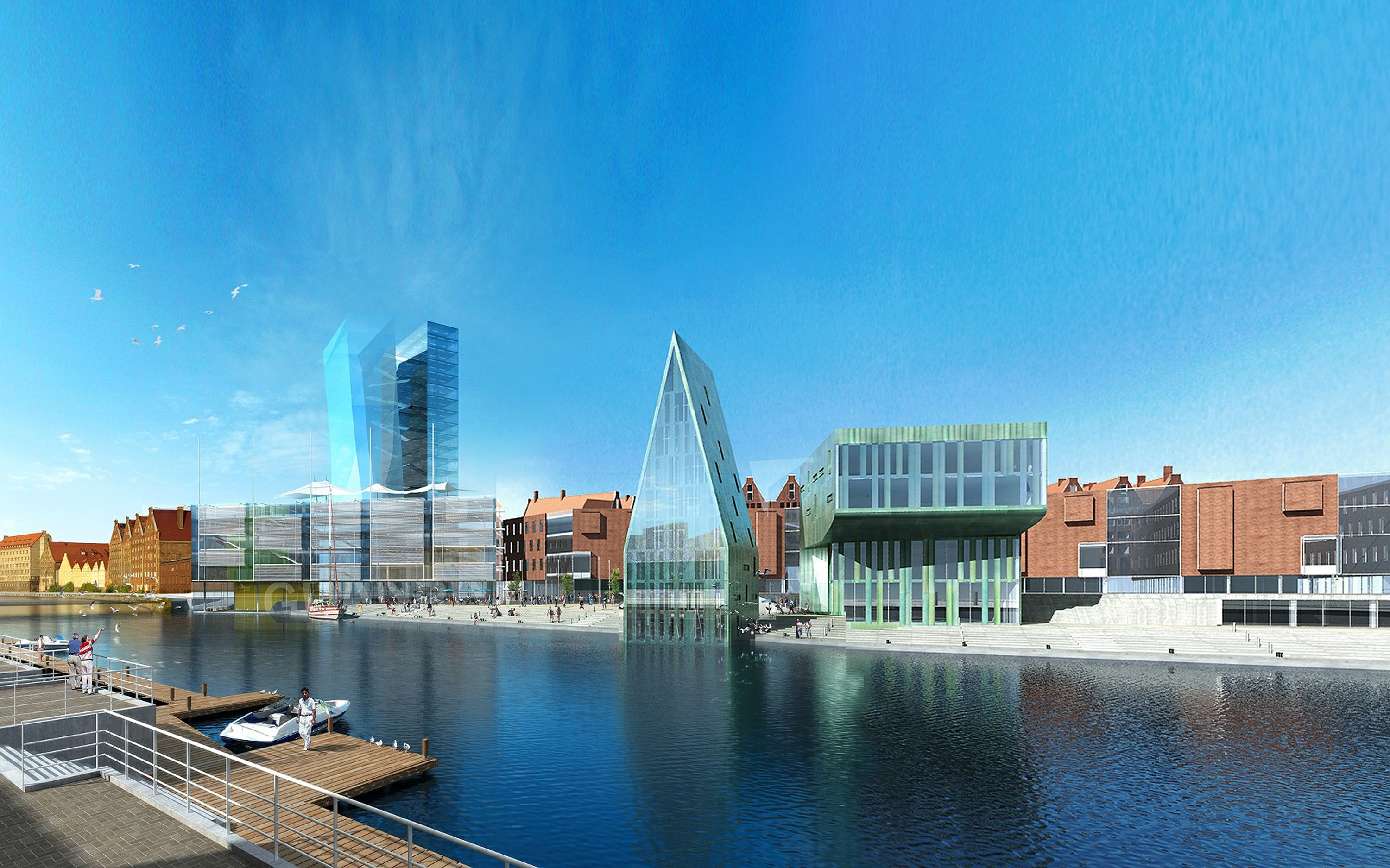 Granary Island in Gdansk